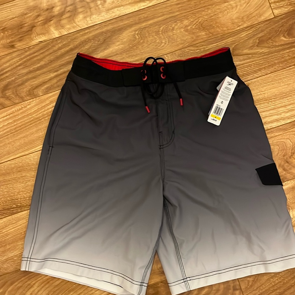Speedo swim board shorts. Black. Size medium.